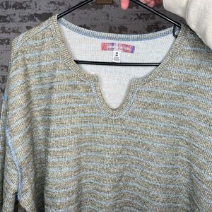 Urban outfitters | womens cropped stripped long sleeve